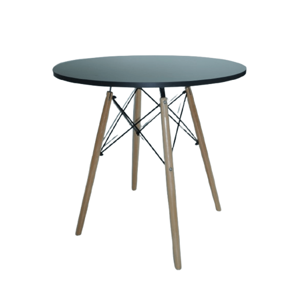 Table Salle à Manger Style Scandinave Noir