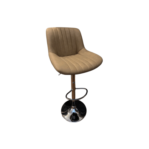 TABOURET DAIM TABAC