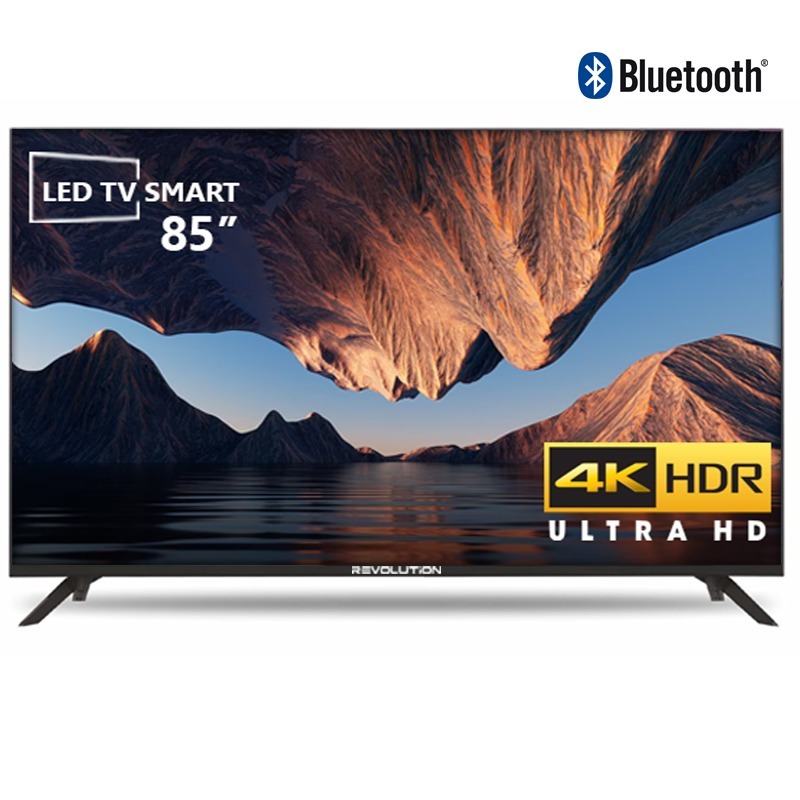 Télévision 85 Revolution Galaxy 4K Smart Tv + Récepteur intégré + TNT