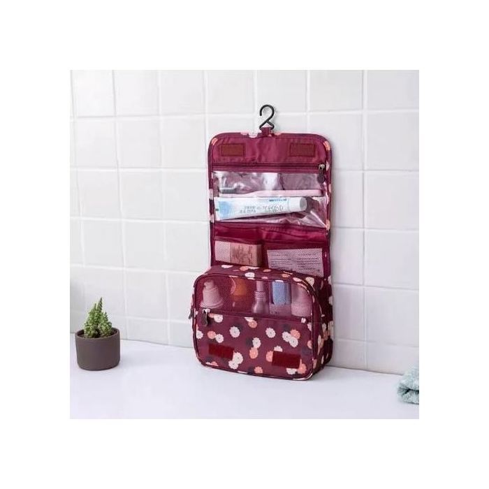 Trousse de Toilette - Femme - Grande Capacité - Imperméable - Souple - Zippée
