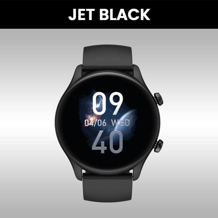 Zeblaze Btalk 3 Pro montre intelligente 1.39 pouces AMOLED affichage Hi-Fi Bluetooth - Noir